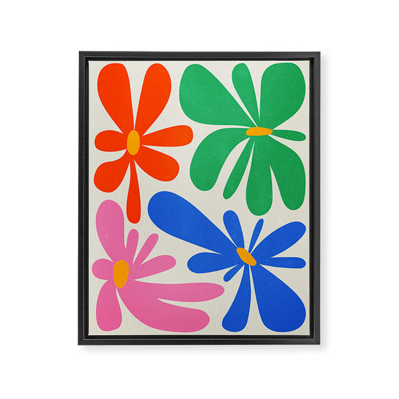Bloom: Matisse Color Series 01 Framed Canvas Print Gallery Image 6