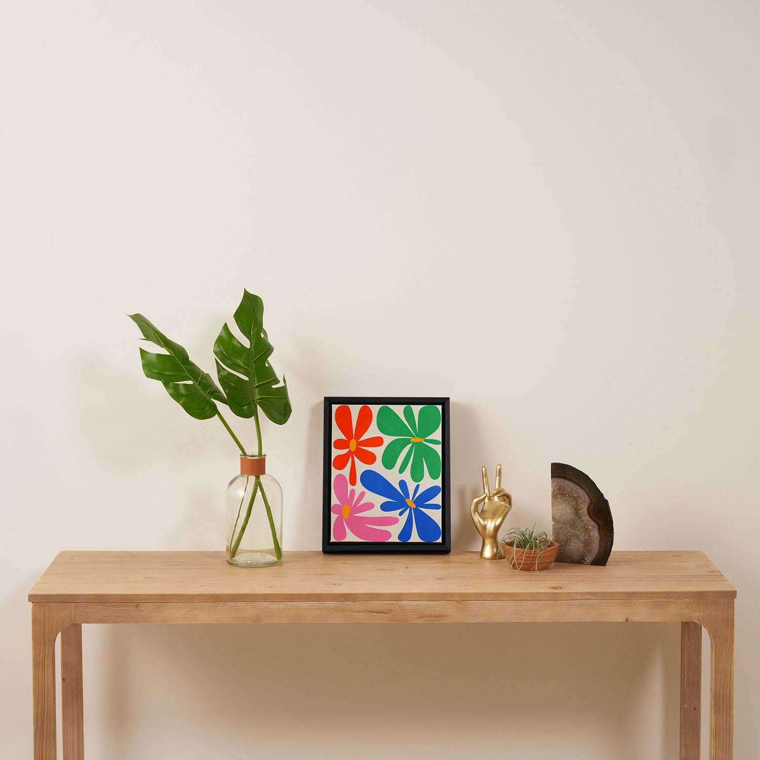 Bloom: Matisse Color Series 01 Framed Canvas Print Gallery Image 4