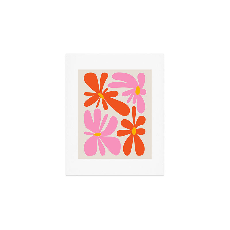 Bloom: Peach Matisse Color Series 04 Art Print Gallery Image 1