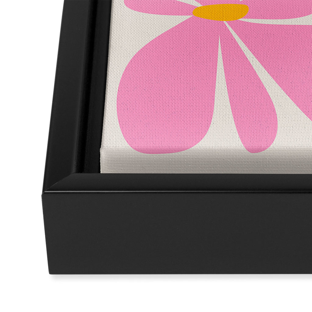 Bloom: Peach Matisse Color Series 04 Framed Canvas Print Gallery Image 3