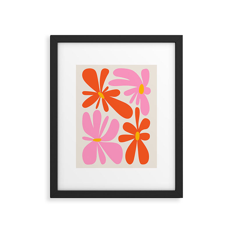 Bloom: Peach Matisse Color Series 04 Framed Art Print Gallery Image 5