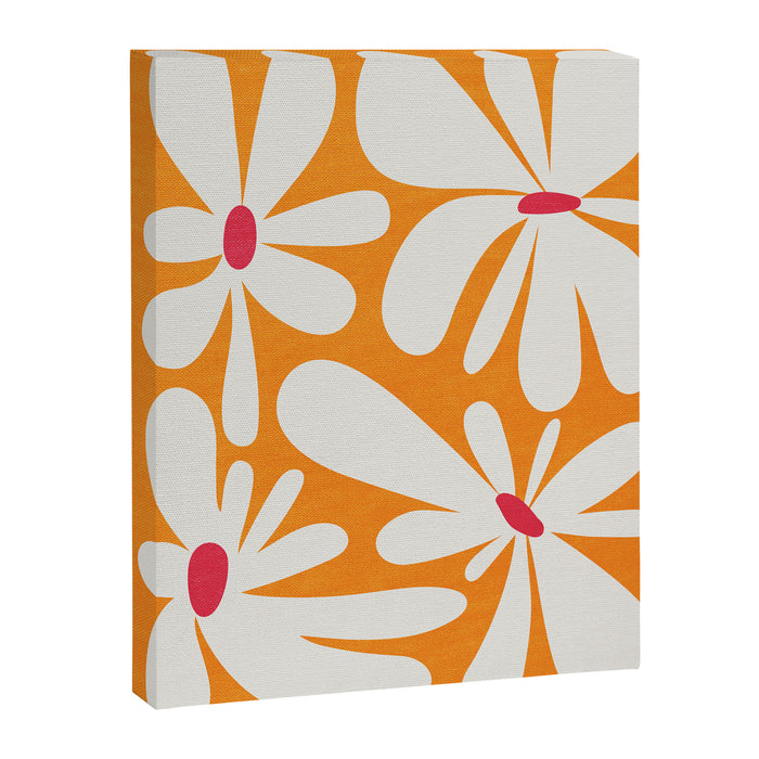 Bloom: Tangerine Matisse Color Series 03 Canvas Print Gallery Image 1