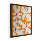 Bloom: Tangerine Matisse Color Series 03 Framed Canvas Print Gallery Image 2