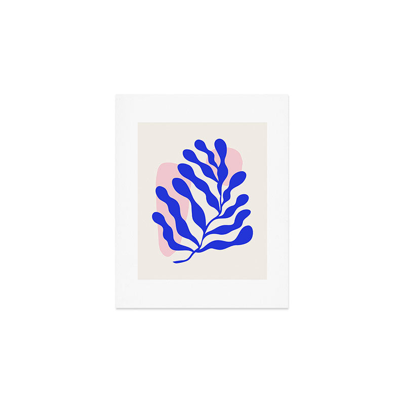 Blue Matisse Ferns Art Print Gallery Image 1