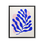 Blue Matisse Ferns Framed Canvas Print Gallery Image 6