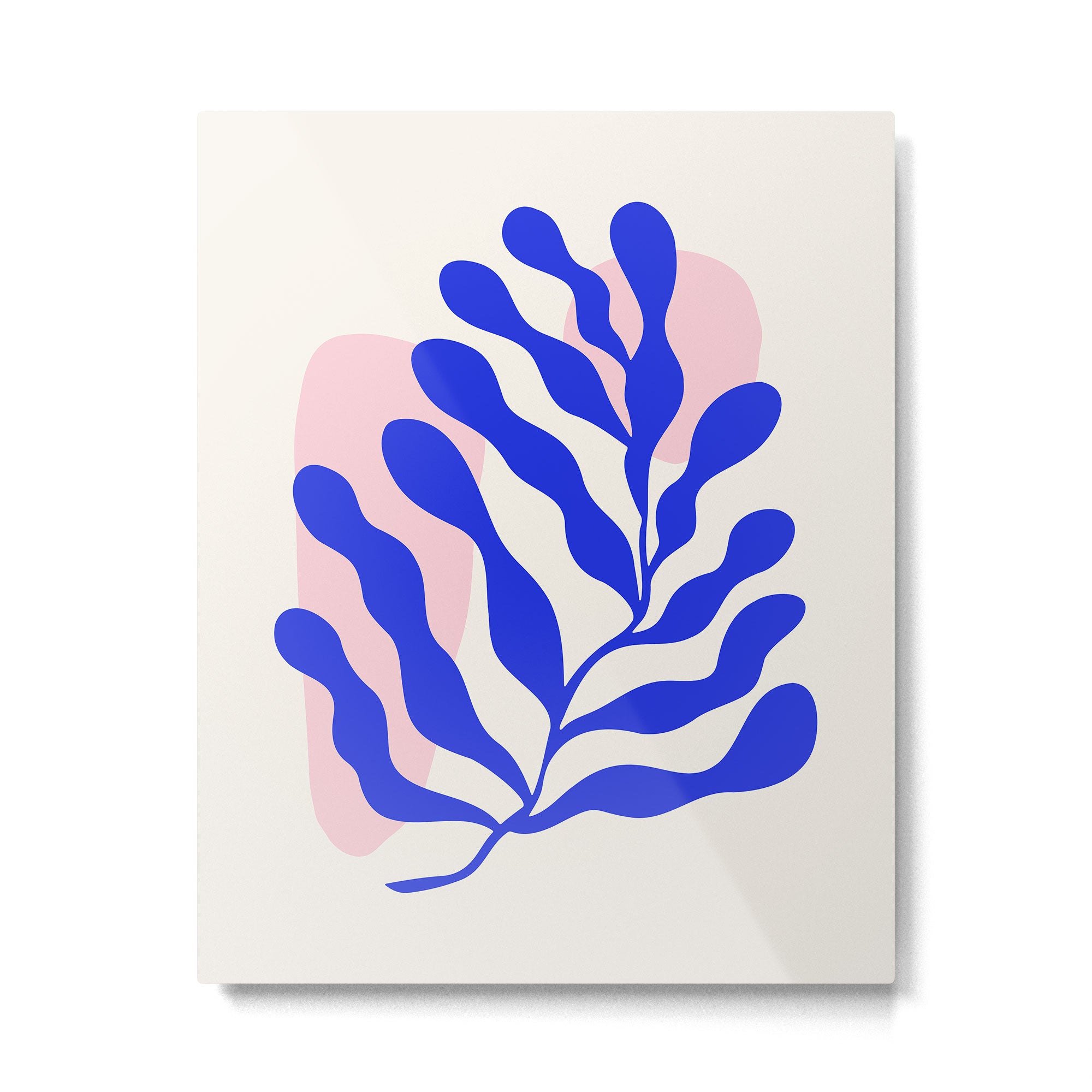 Blue Matisse Ferns Metal Print Gallery Image 4