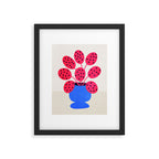 Blueberry Vase & French Fuchsia Leaves: Vases & Stuff 03 Framed Art Print Gallery Image 5
