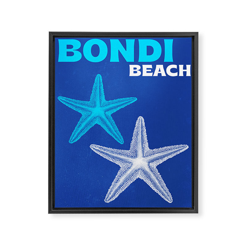 Bondi: Vintage Travel Colour Series 05 Framed Canvas Print Gallery Image 6