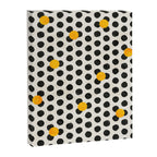 Brushed Strokes | Abstract Mid-Century Dots Pattern Canvas Print Gallery Image 6