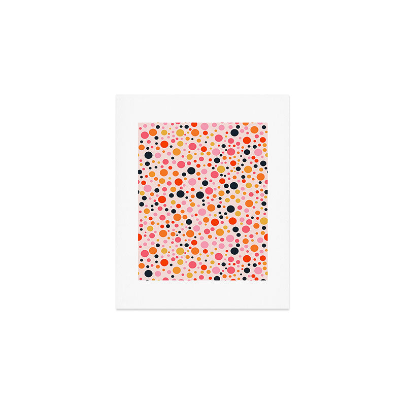Bubbles: PATTERN 09 | The Peach Edition Art Print Gallery Image 1