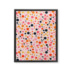 Bubbles: PATTERN 09 | The Peach Edition Framed Canvas Print Gallery Image 6