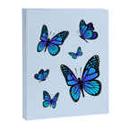 Butterfly Blues | Blue Morpho Butterflies Collage Canvas Print Gallery Image 6