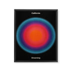 California Dreaming: Midnight Black Edition Framed Canvas Print Gallery Image 6