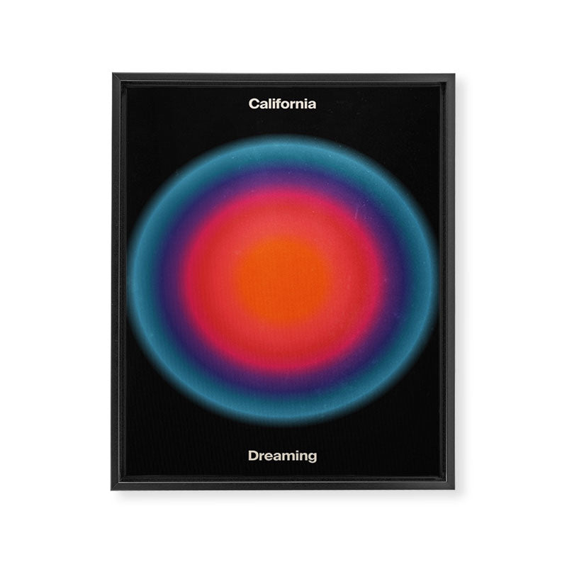 California Dreaming: Midnight Black Edition Framed Canvas Print Gallery Image 6