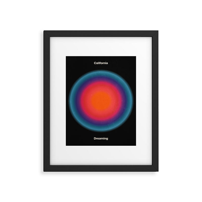 California Dreaming: Midnight Black Edition Framed Art Print Gallery Image 5