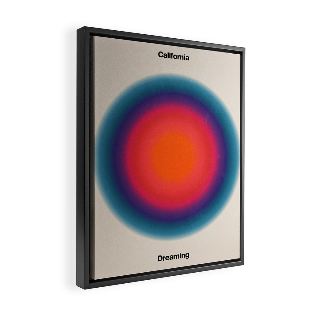 California Dreaming: Off-White Day Edition Framed Canvas Print Gallery Image 2