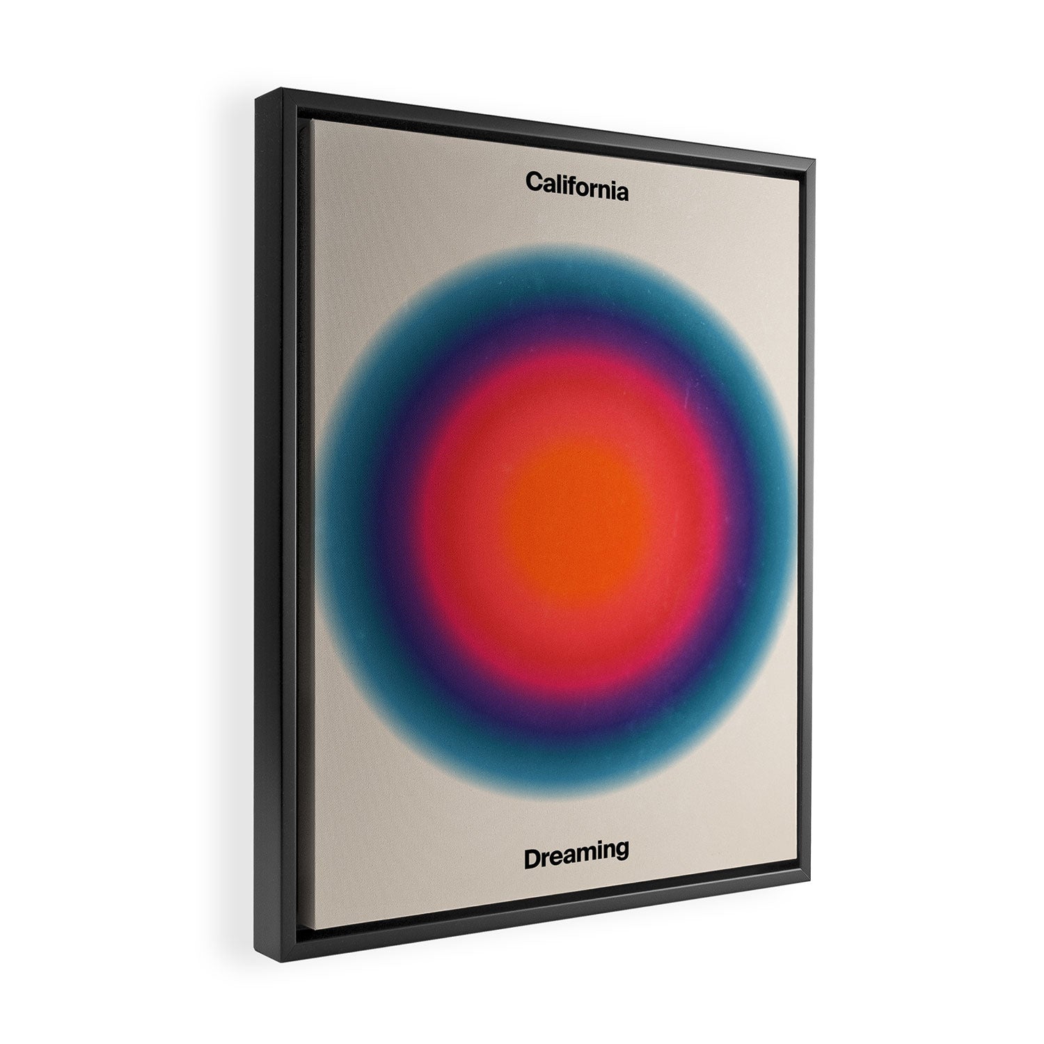 California Dreaming: Off-White Day Edition Framed Canvas Print Gallery Image 2