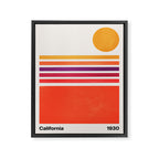 California Sunrise Framed Canvas Print Gallery Image 6