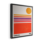 California Sunrise Framed Canvas Print Gallery Image 2