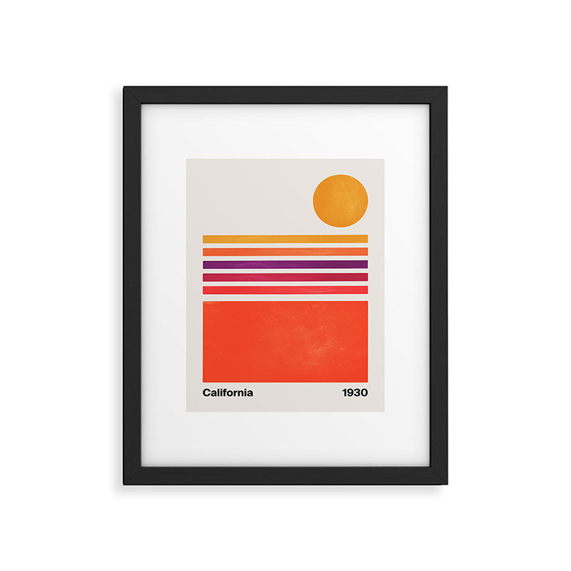 California Sunrise Framed Art Print Gallery Image 5