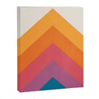 Candy Chevrons: Vintage 80s California Edition Canvas Print Gallery Image 6