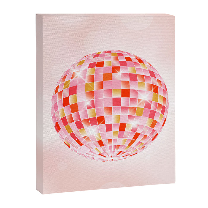 Candy Funk | Disco Ball: Peach Edition Canvas Print Gallery Image 1