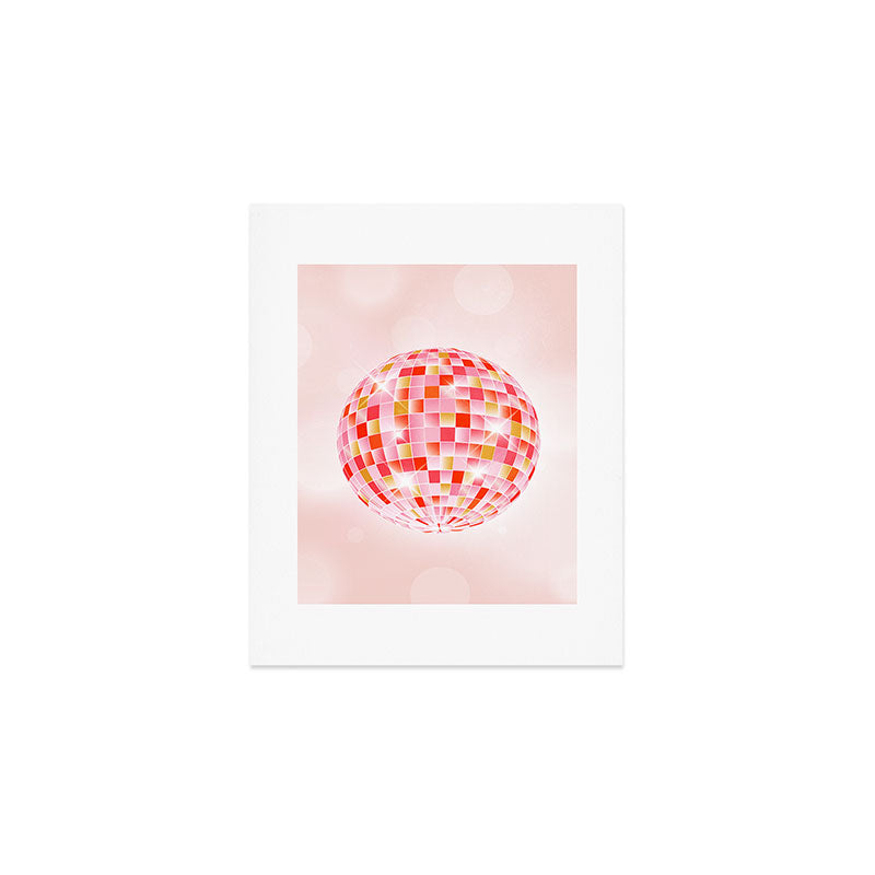 Candy Funk | Disco Ball: Peach Edition Art Print Gallery Image 1