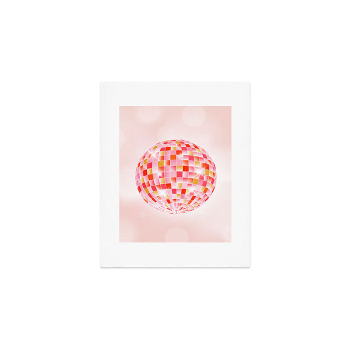 Candy Funk | Disco Ball: Peach Edition Art Print Gallery Image 1