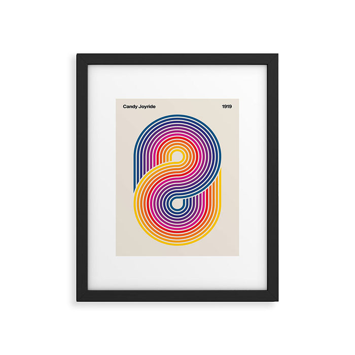 Candy Joyride: 80s Edition Framed Art Print Gallery Image 1