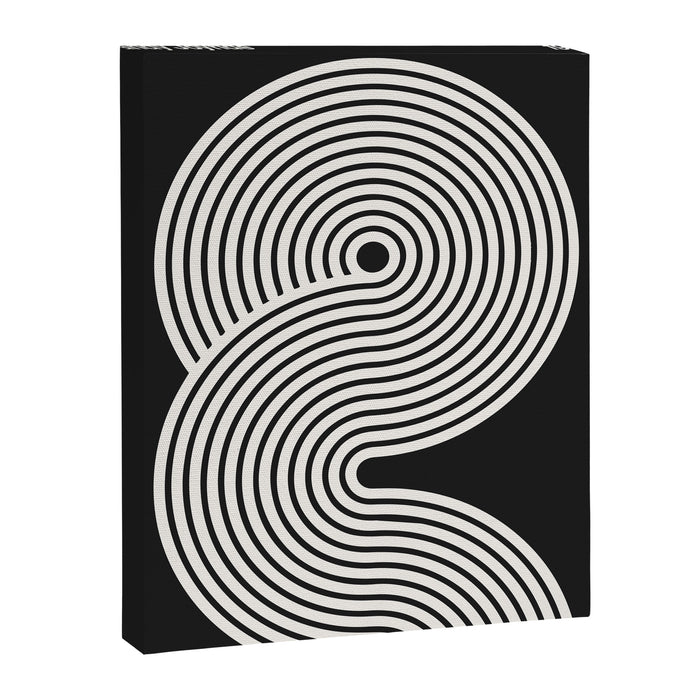 Candy Joyride: Black & White Edition Canvas Print Gallery Image 1