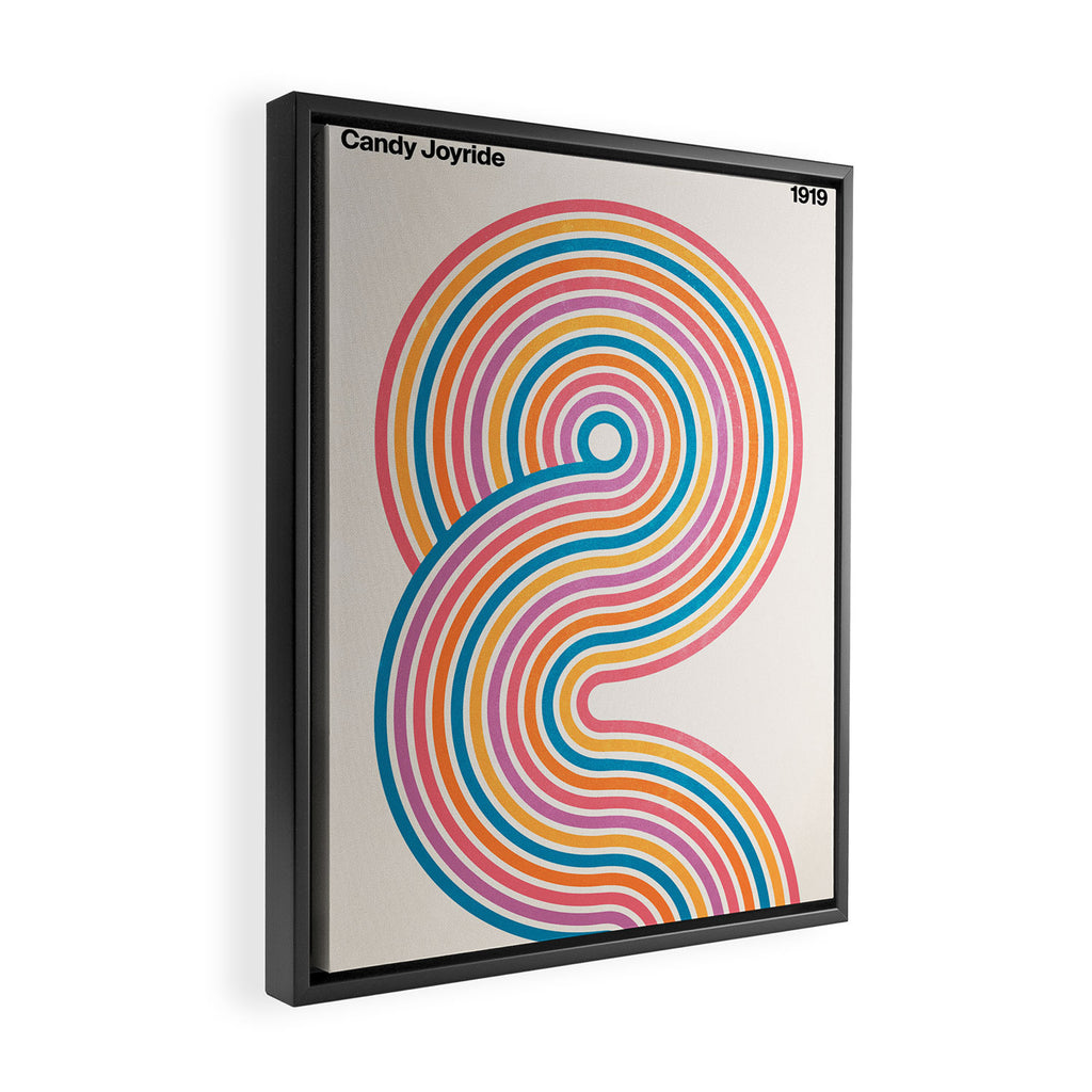Candy Joyride Framed Canvas Print Gallery Image 2
