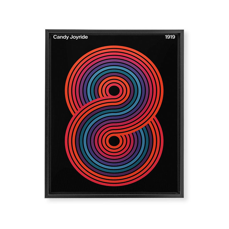Candy Joyride: Sonar Night Edition Framed Canvas Print Gallery Image 6