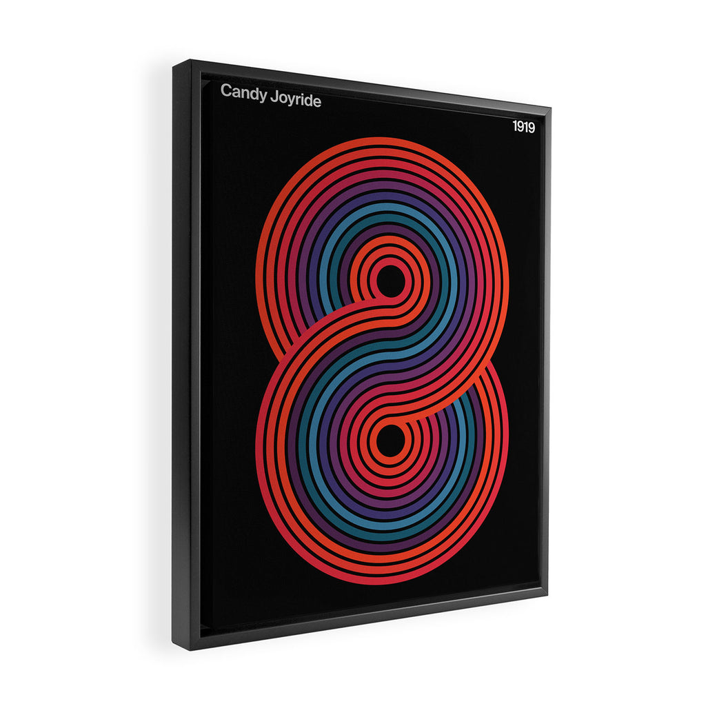 Candy Joyride: Sonar Night Edition Framed Canvas Print Gallery Image 2