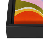 Candy Paint: Sunrise | Mid Century Retro Edition Framed Canvas Print Gallery Image 3