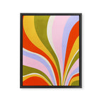 Candy Paint: Sunrise | Mid Century Retro Edition Framed Canvas Print Gallery Image 6