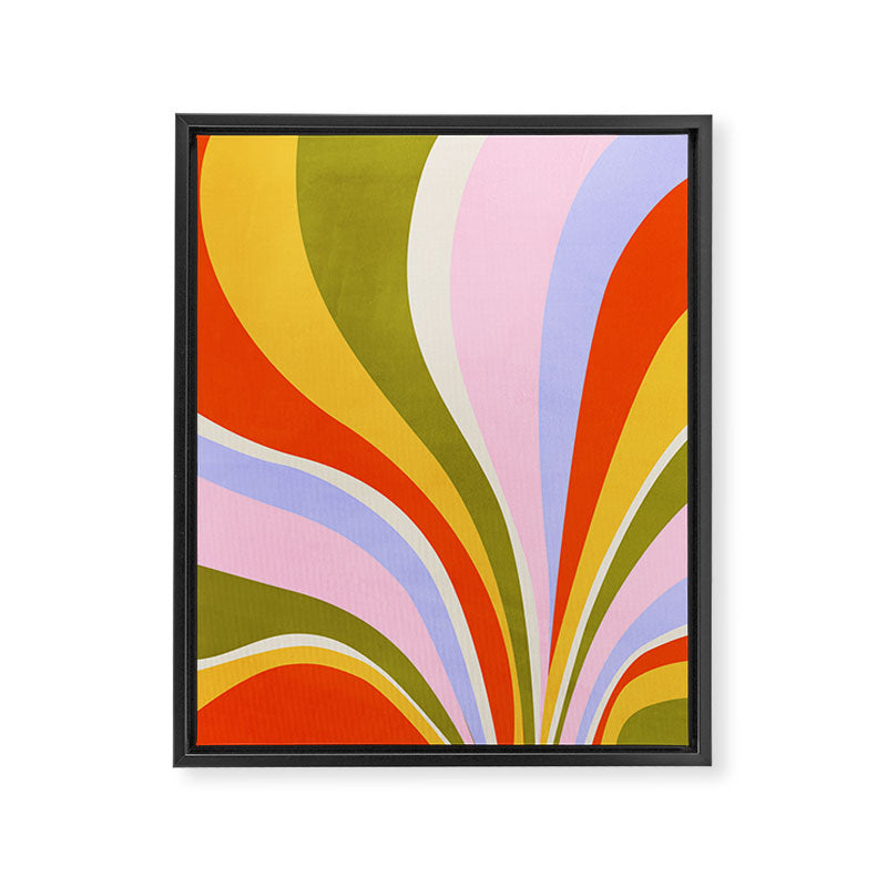 Candy Paint: Sunrise | Mid Century Retro Edition Framed Canvas Print Gallery Image 6