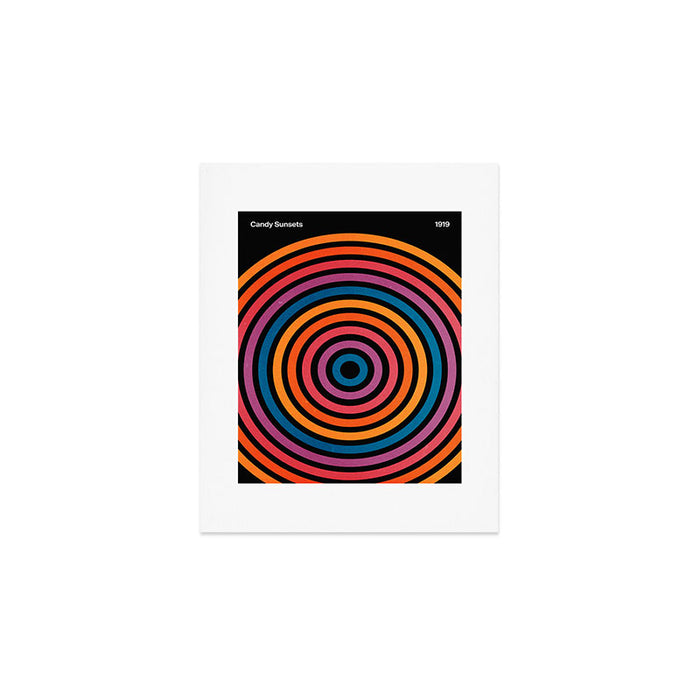 Candy Sunsets: California Night Edition Art Print Gallery Image 1