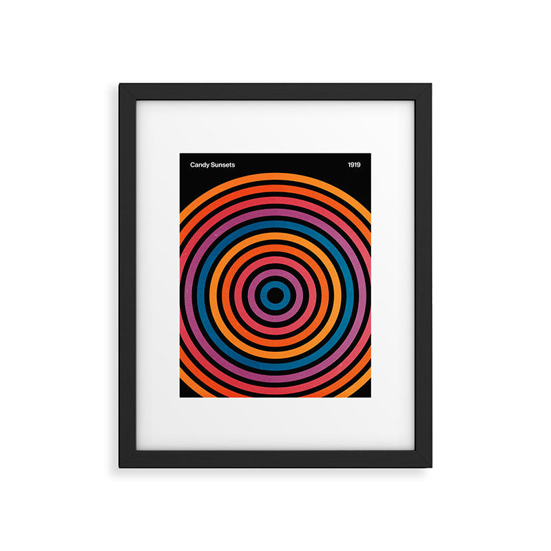 Candy Sunsets: California Night Edition Framed Art Print Gallery Image 5