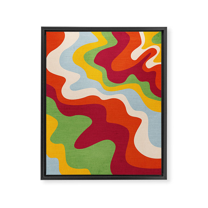 Candy Swirl Framed Canvas Print Gallery Image 1