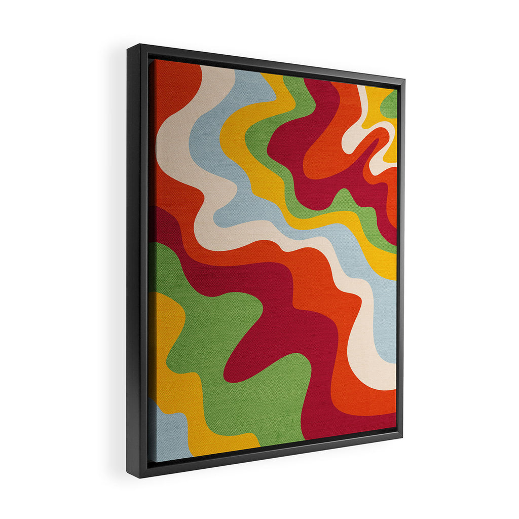 Candy Swirl Framed Canvas Print Gallery Image 2