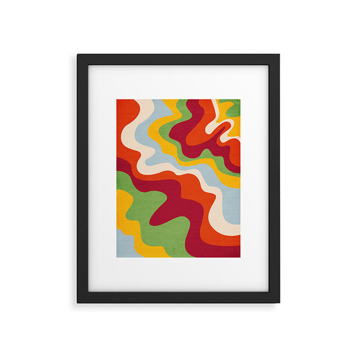 Candy Swirl Framed Art Print Gallery Image 1