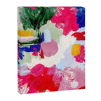 CANVAS: Viva Magenta 01 | Abstract Brushstrokes Canvas Print Gallery Image 6