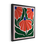 Carmine Lily Framed Canvas Print Gallery Image 2