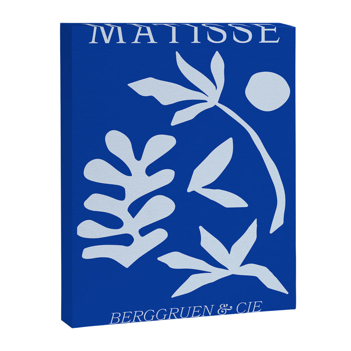 Chathams Blue Collage: Paper Cutouts Matisse Edition  Canvas Print Gallery Image 1