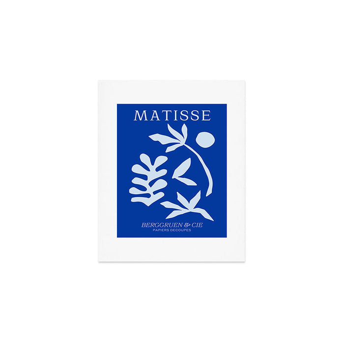 Chathams Blue Collage: Paper Cutouts Matisse Edition  Art Print Gallery Image 1