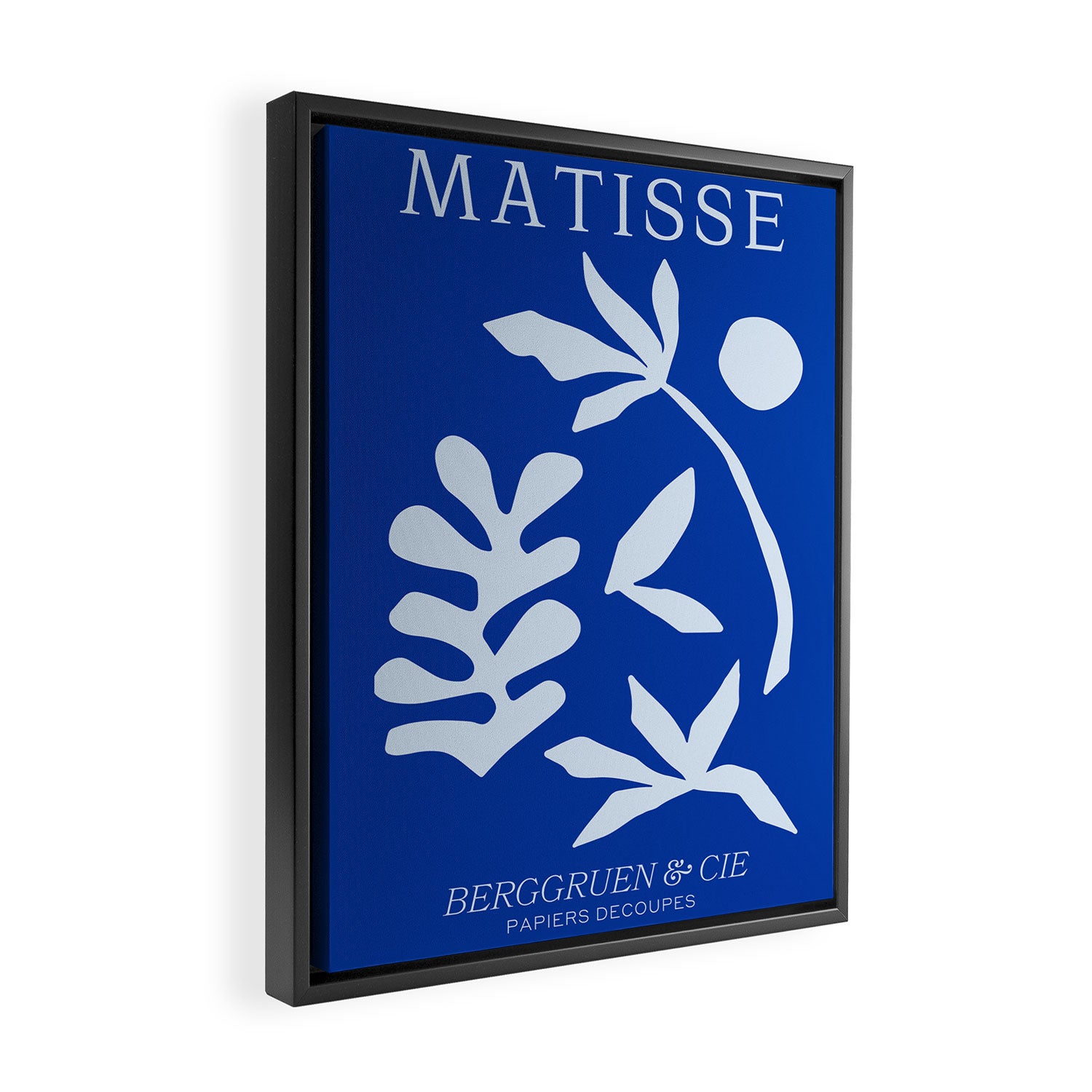 Chathams Blue Collage: Paper Cutouts Matisse Edition  Framed Canvas Print Gallery Image 2