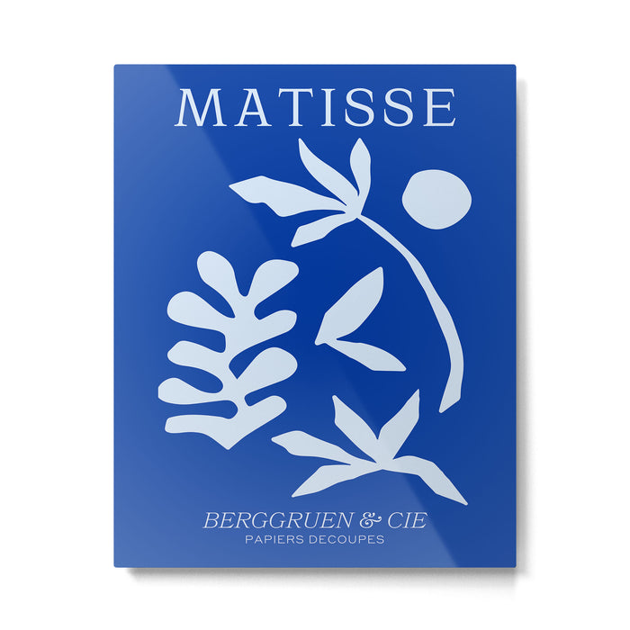 Chathams Blue Collage: Paper Cutouts Matisse Edition  Metal Print Gallery Image 1