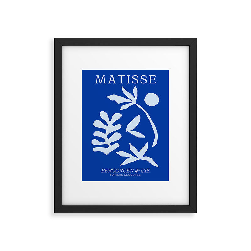 Chathams Blue Collage: Paper Cutouts Matisse Edition  Framed Art Print Gallery Image 5