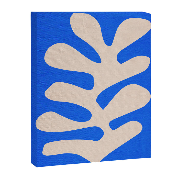 Chathams Blue: Wild Leaf | Matisse Foliage Paper Cutouts 02 Canvas Print Gallery Image 1