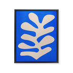Chathams Blue: Wild Leaf | Matisse Foliage Paper Cutouts 02 Framed Canvas Print Gallery Image 6